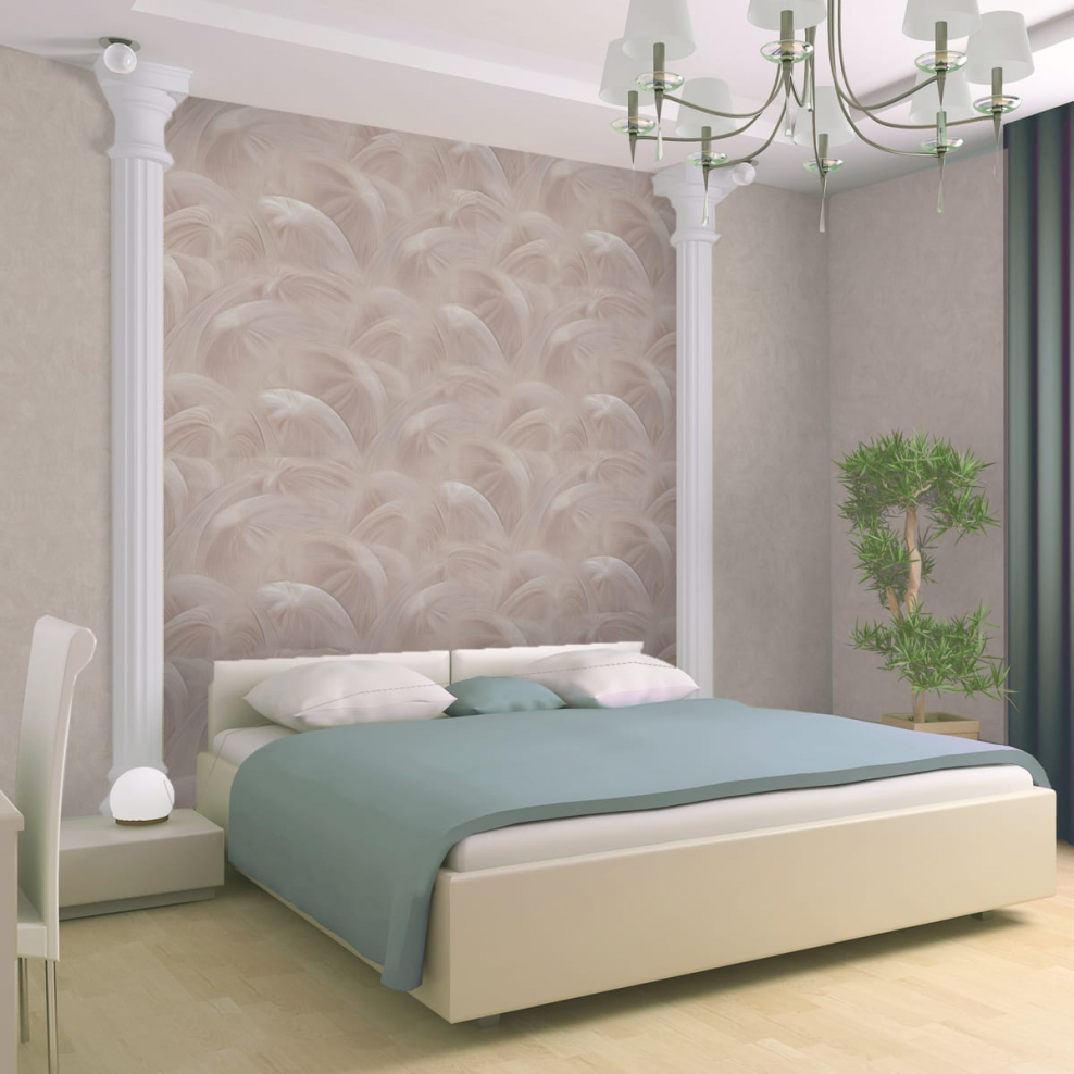 Обои флизелиновые Malex Design «Космо 2» бежевые 1.06 м 4120-2