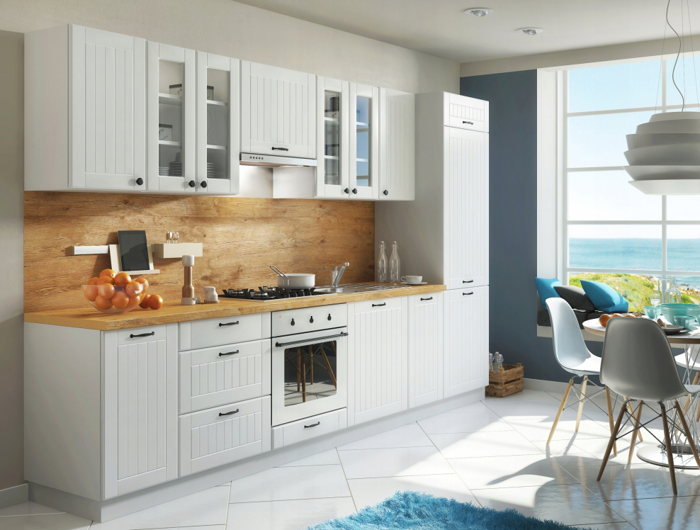 Кухня Мишель касторама белая