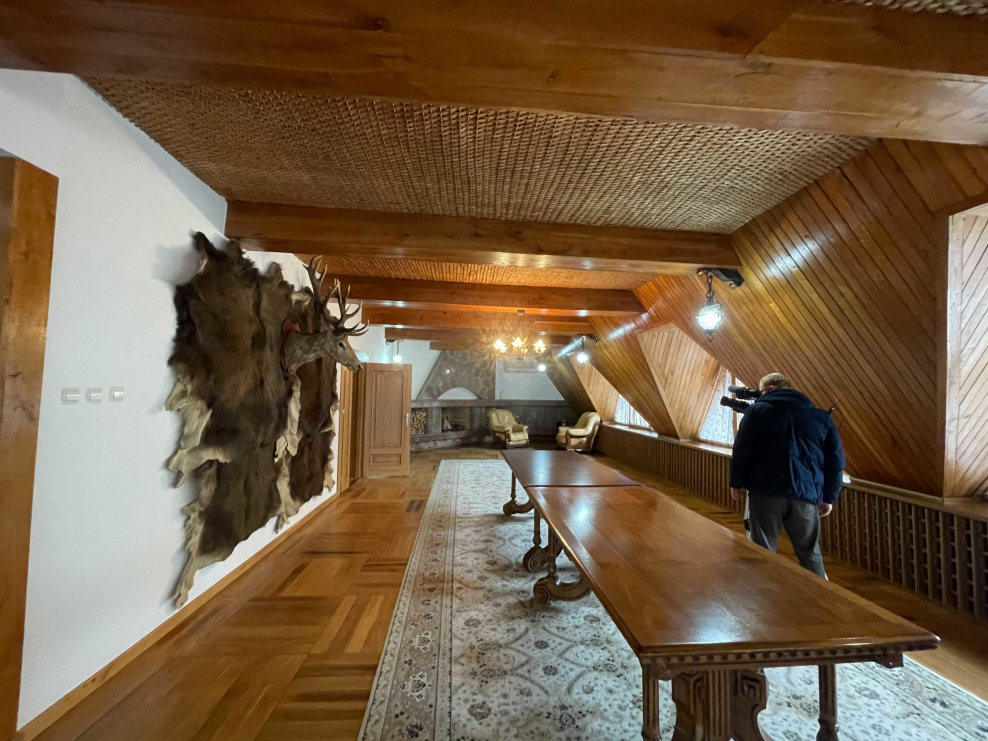 Калуга Центральный парк дом Деда Мороза