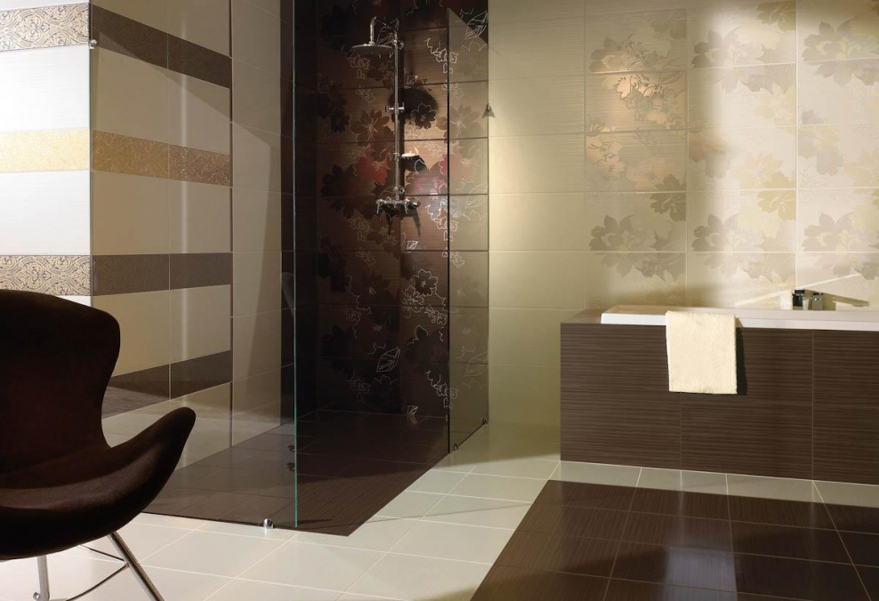 Delicate декор Beige Inserto a 30x50