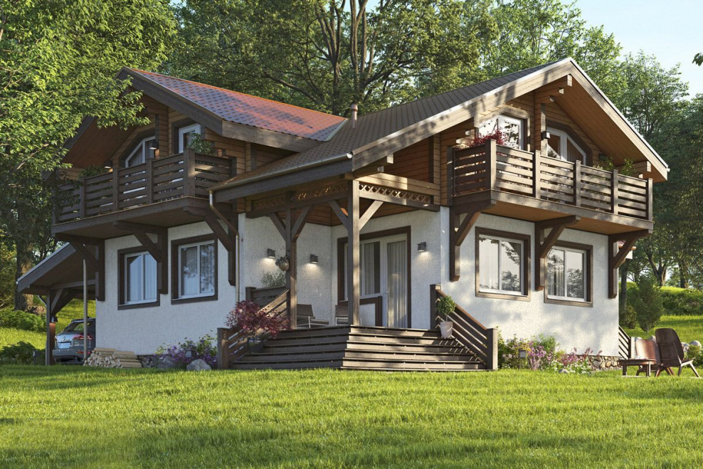 Комбинированный дом Гуд Вуд