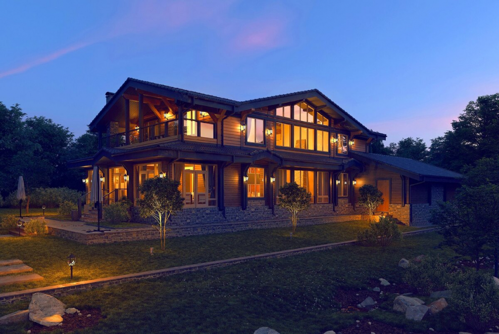 Гудвуд комбинированный дом внутри