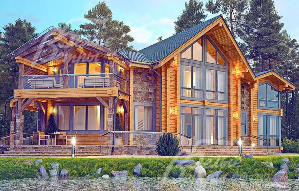 Дом из клееного бруса good Wood