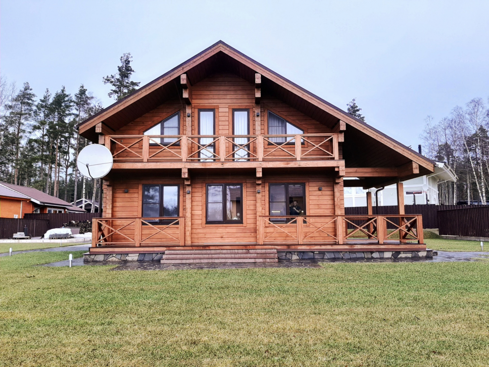 Проект дома из клееного бруса СП-250