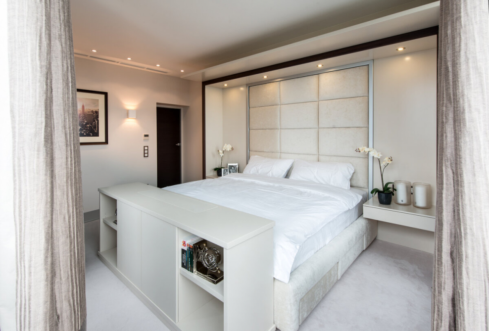 Точечная подсветка в спальне