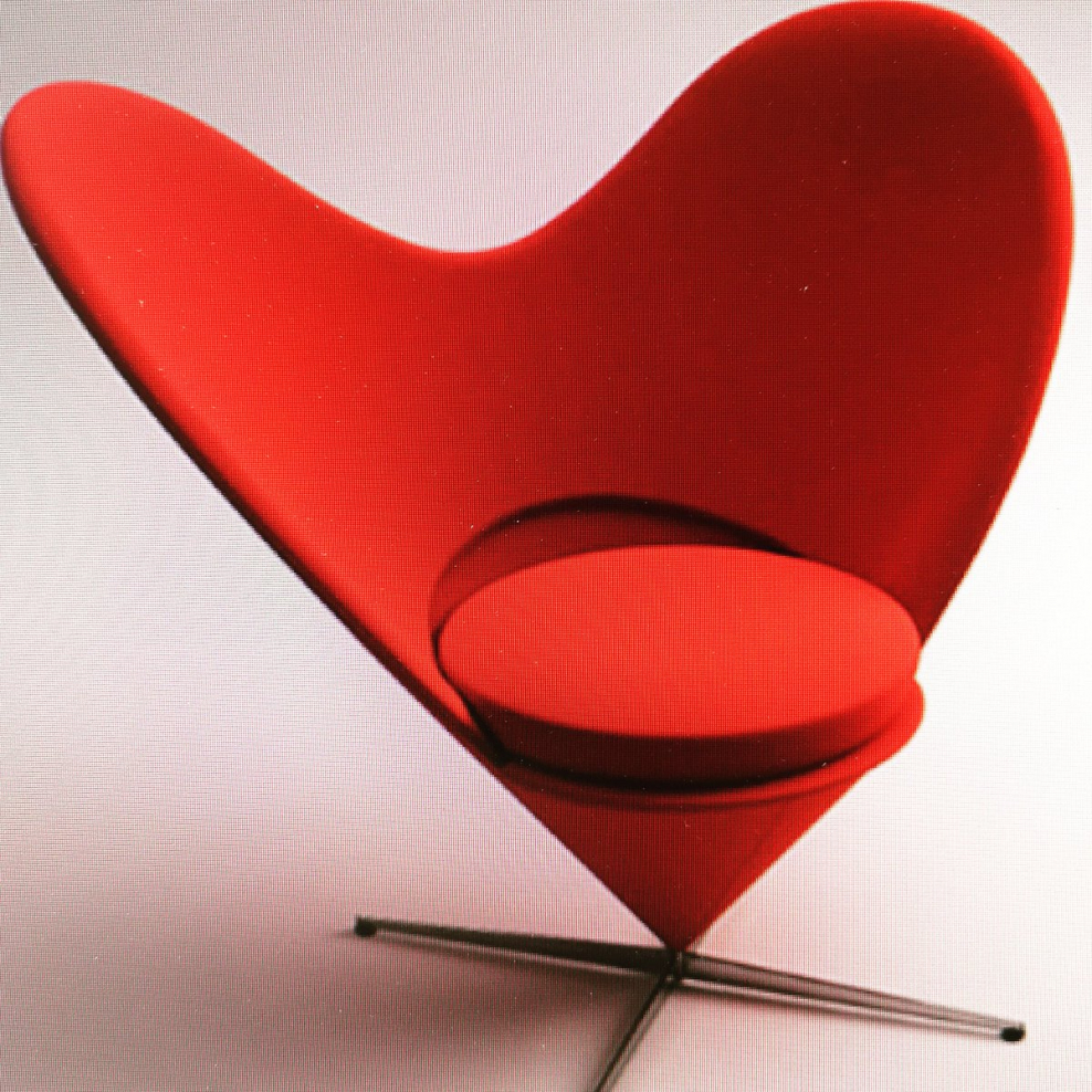 Кресло Heart Verner Panton