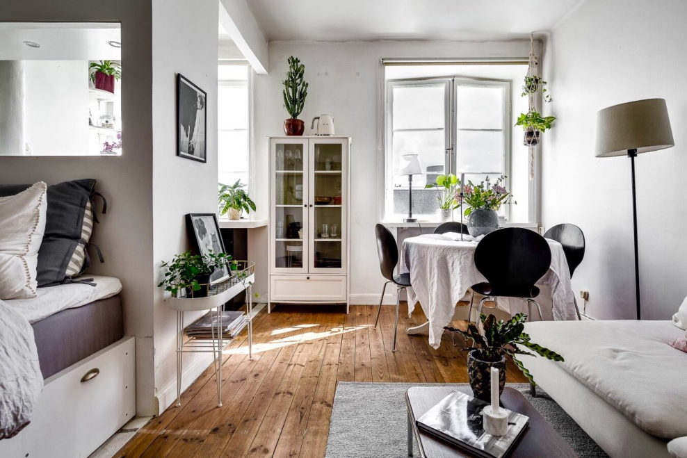 Интересное сочетание обоев