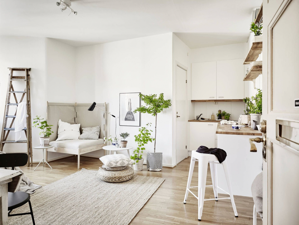 Зонирование гостиной