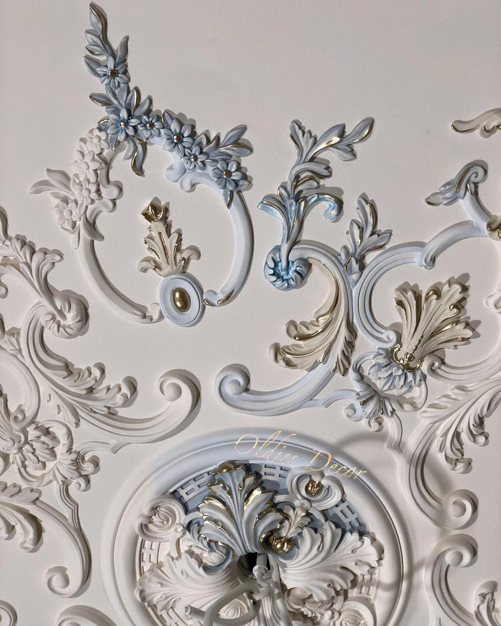 Гипсовая лепнина в стиле Барокко и рококо