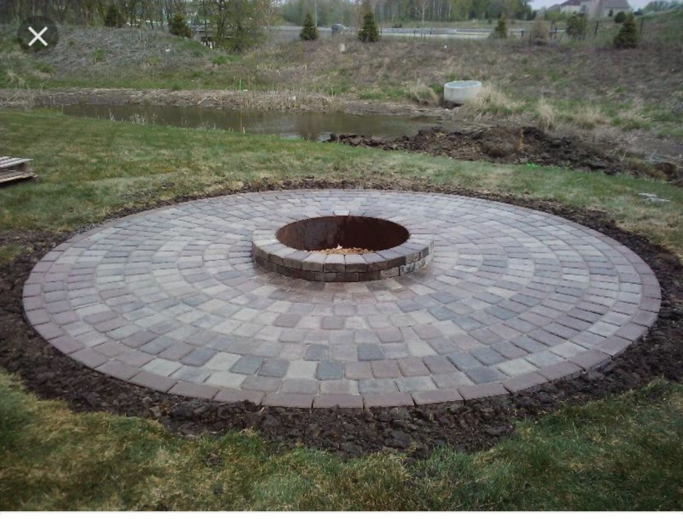 Костровая зона на даче