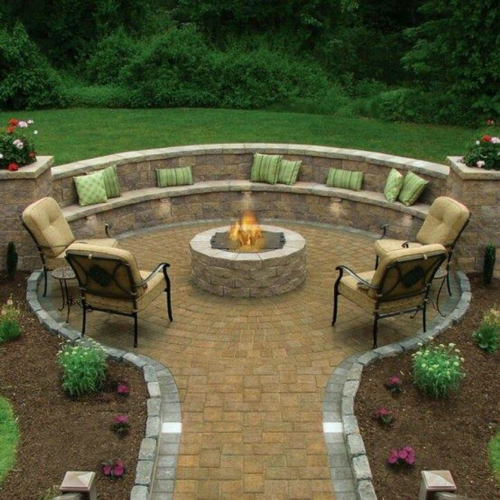 Углубленное кострище