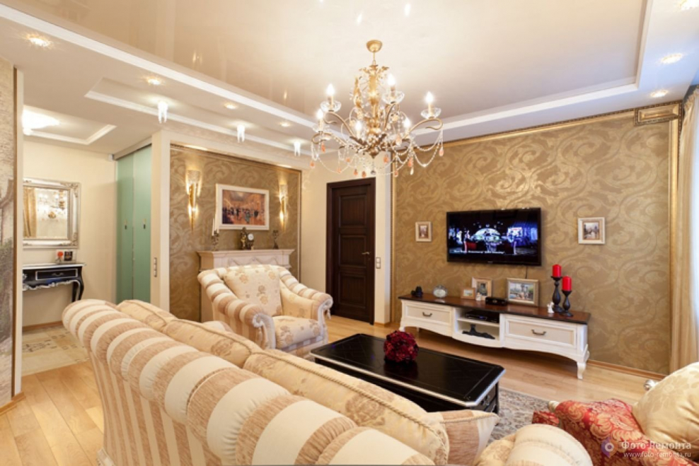 Двухкомнатная квартира в классическом стиле