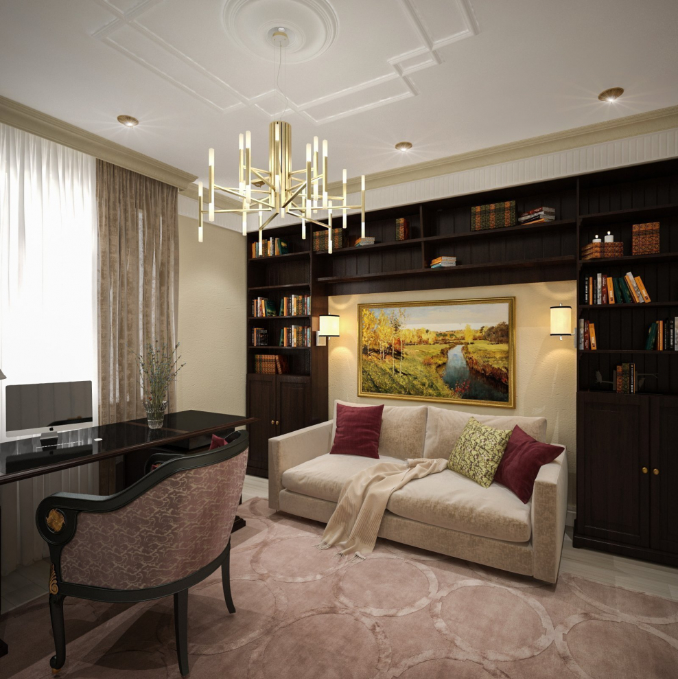 Неоклассика в интерьере квартиры 100 кв.м