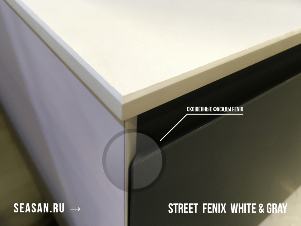 Кухонные фасады с интегрированными ручками