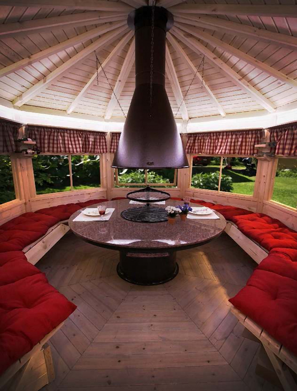 Финская мангальная беседка
