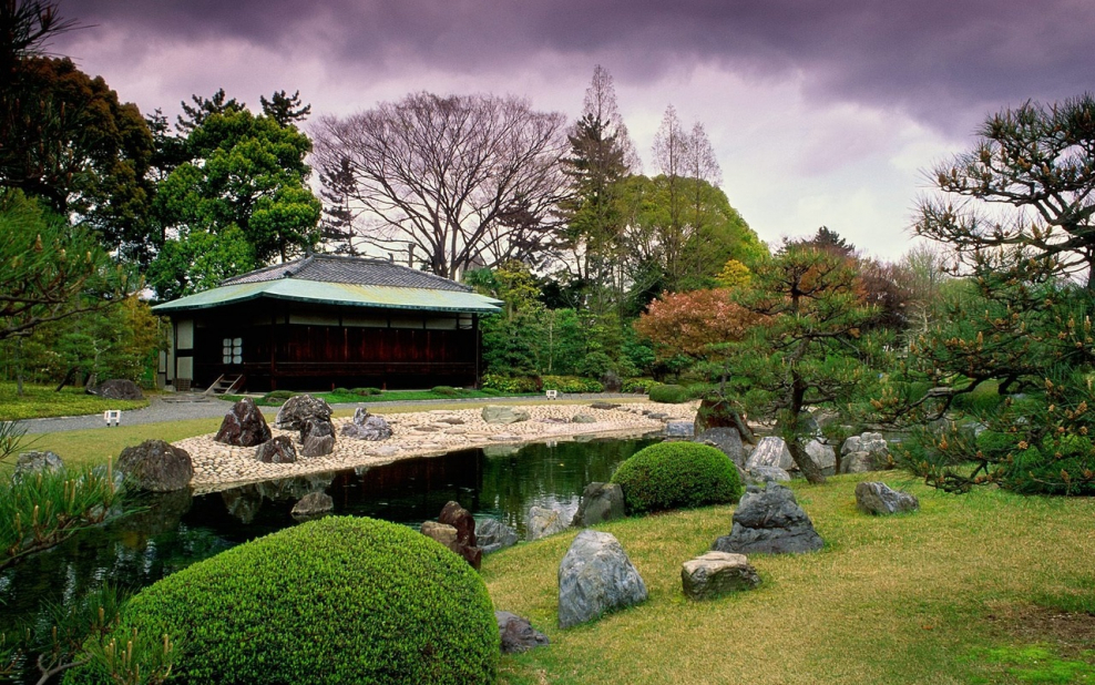 Ландшафтный пейзажный сад Японии