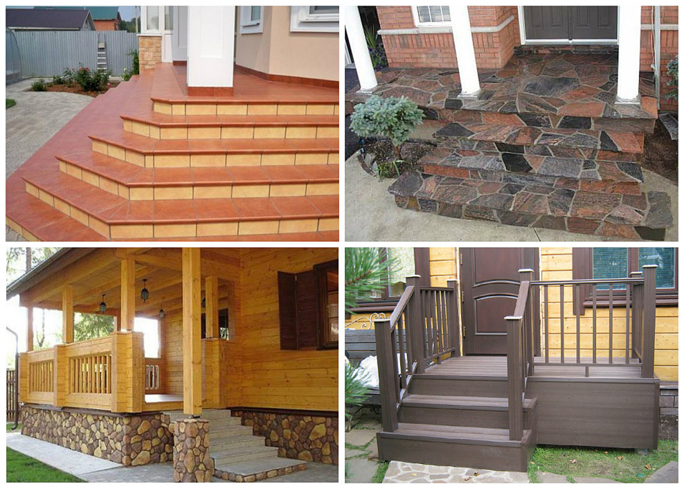 Отделка деревянного крыльца