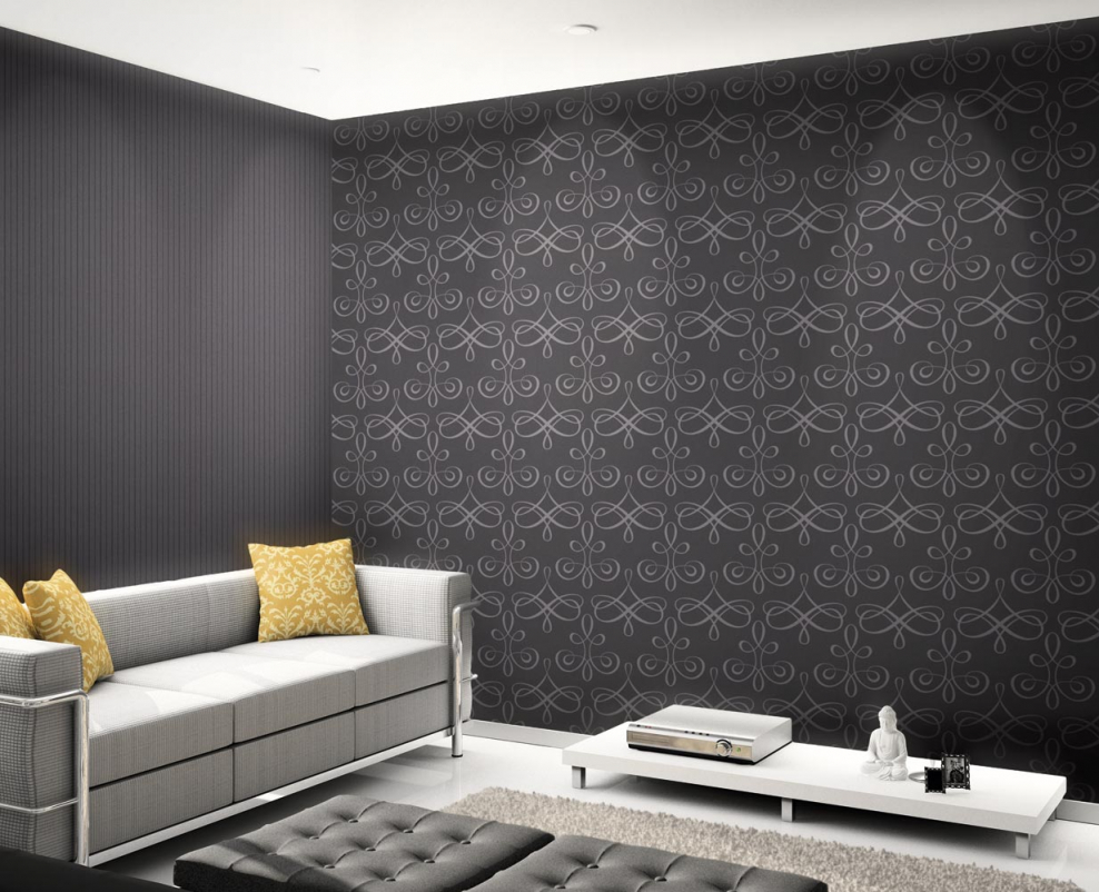 Флизелиновые обои для зала