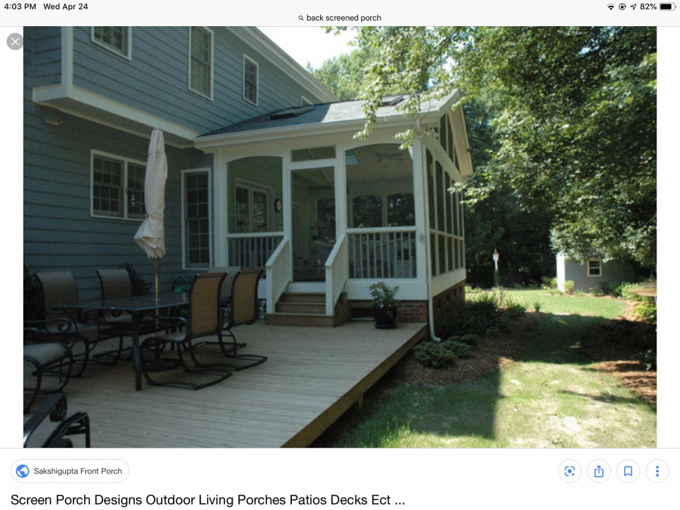 Крытая веранда с крыльцом