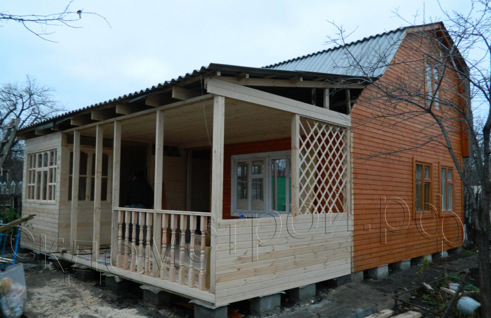 Теплая веранда к дому