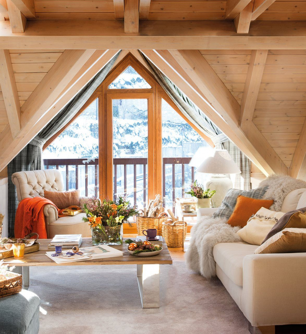 Мансарда с панорамными окнами