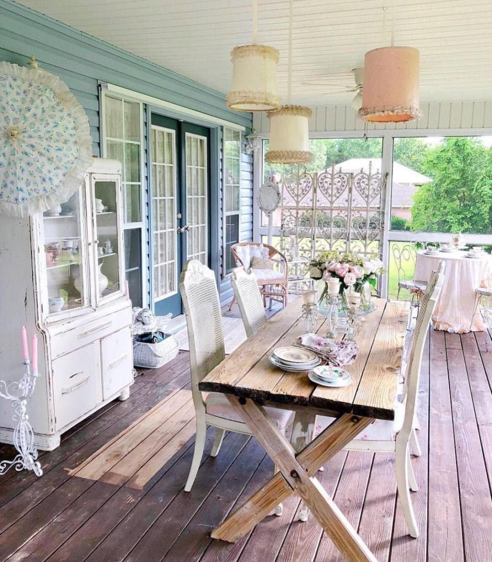 Веранда шебби Шик