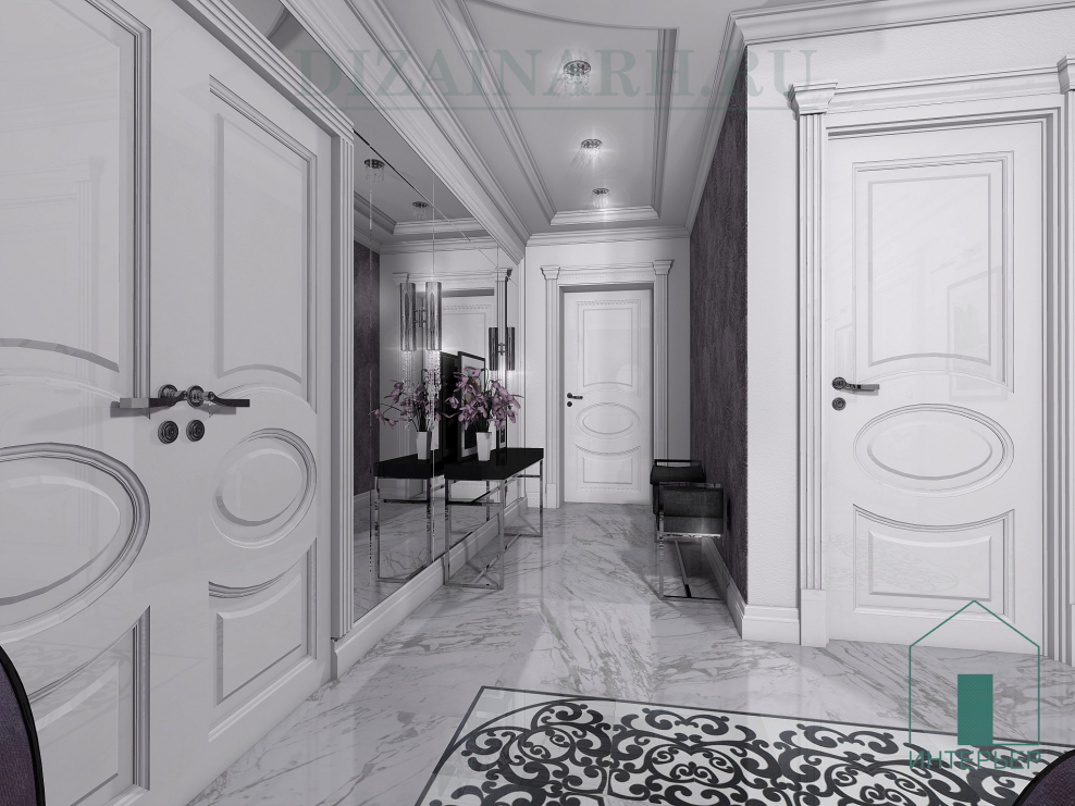 Декоративный камень в неоклассике