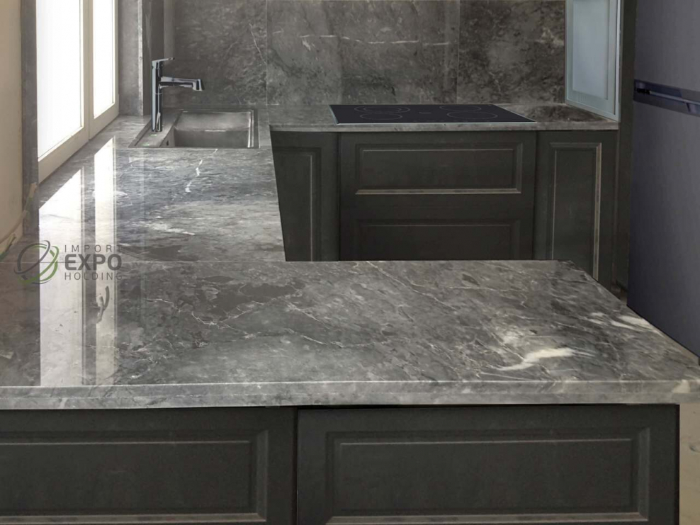 Мрамор Black Storm 20 мм