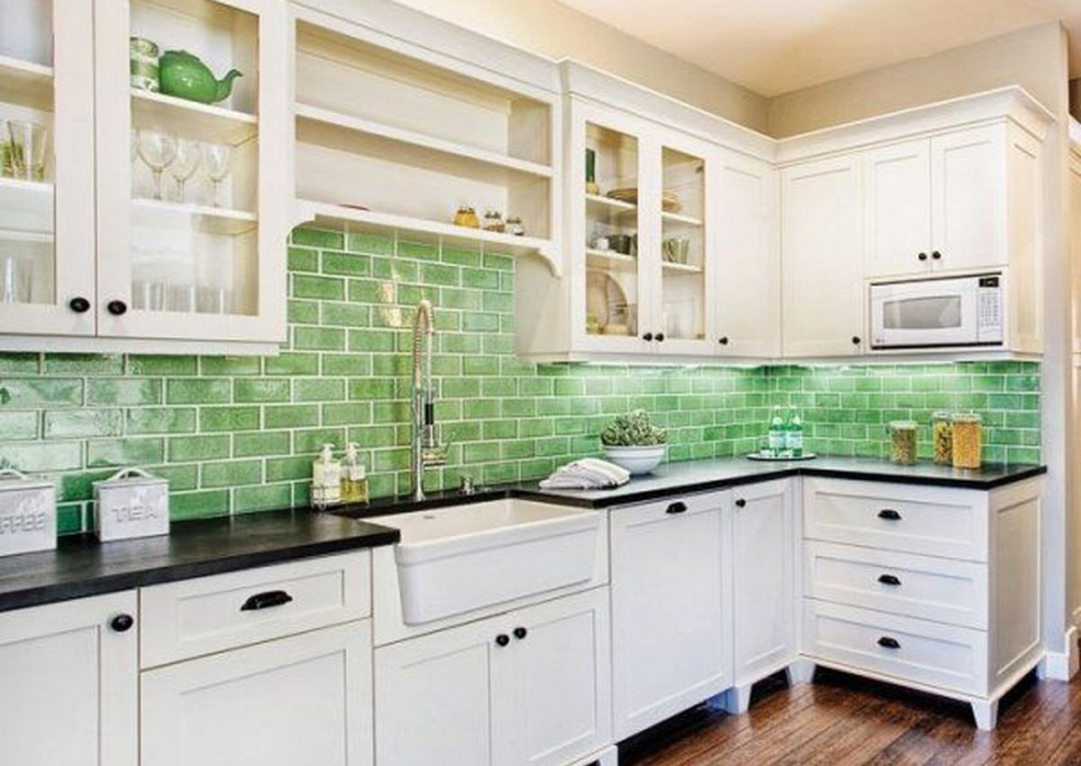 Фартук для зеленой кухни