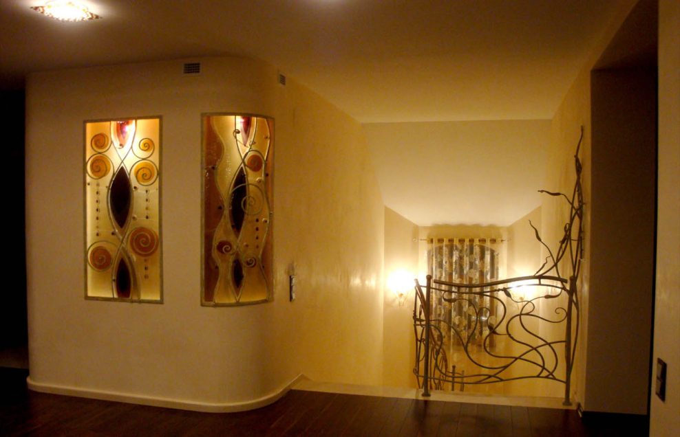 Лепнина в интерьере в гостиной