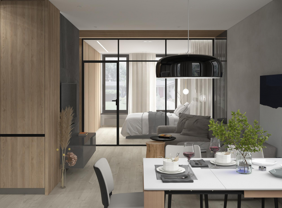 Интерьер в стиле Хай-тек и лофт