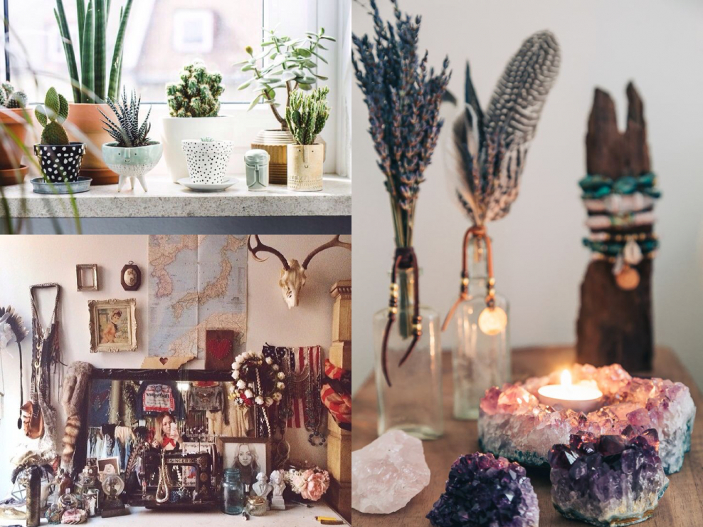 Мудборд бохо Шик