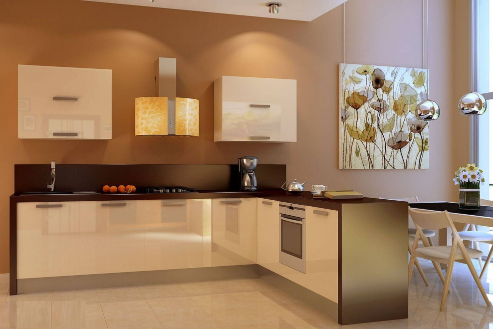 Кухни бежевого цвета