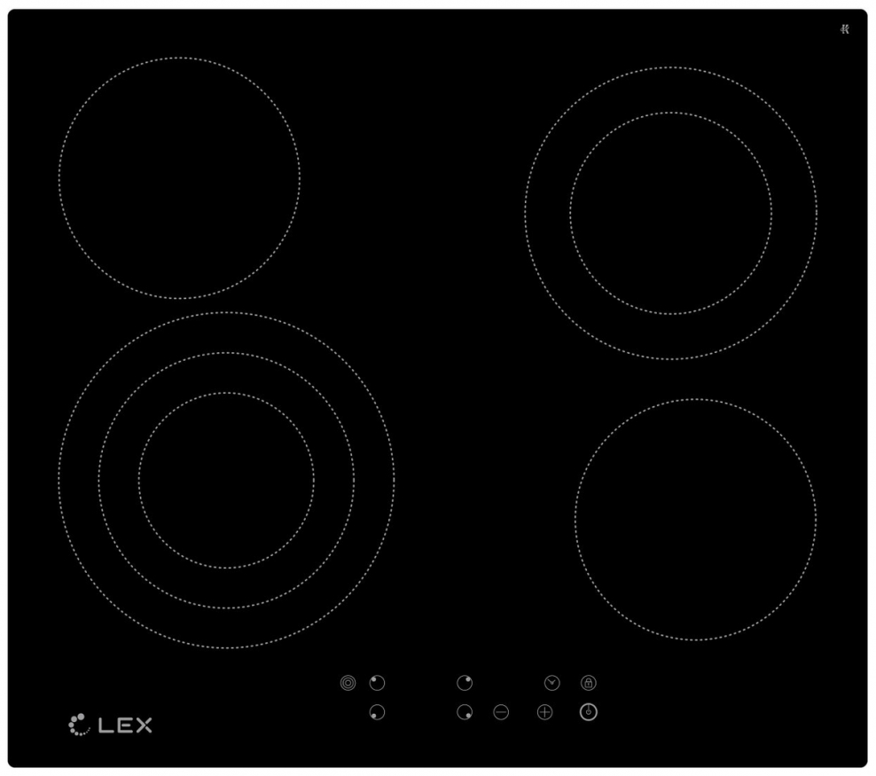 Электрическая варочная панель Maunfeld EVCE 453.D-BK