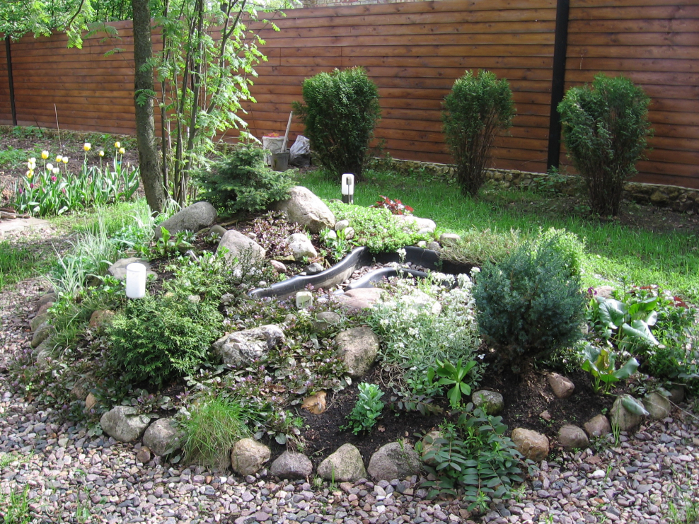 Альпинарий на небольших участках