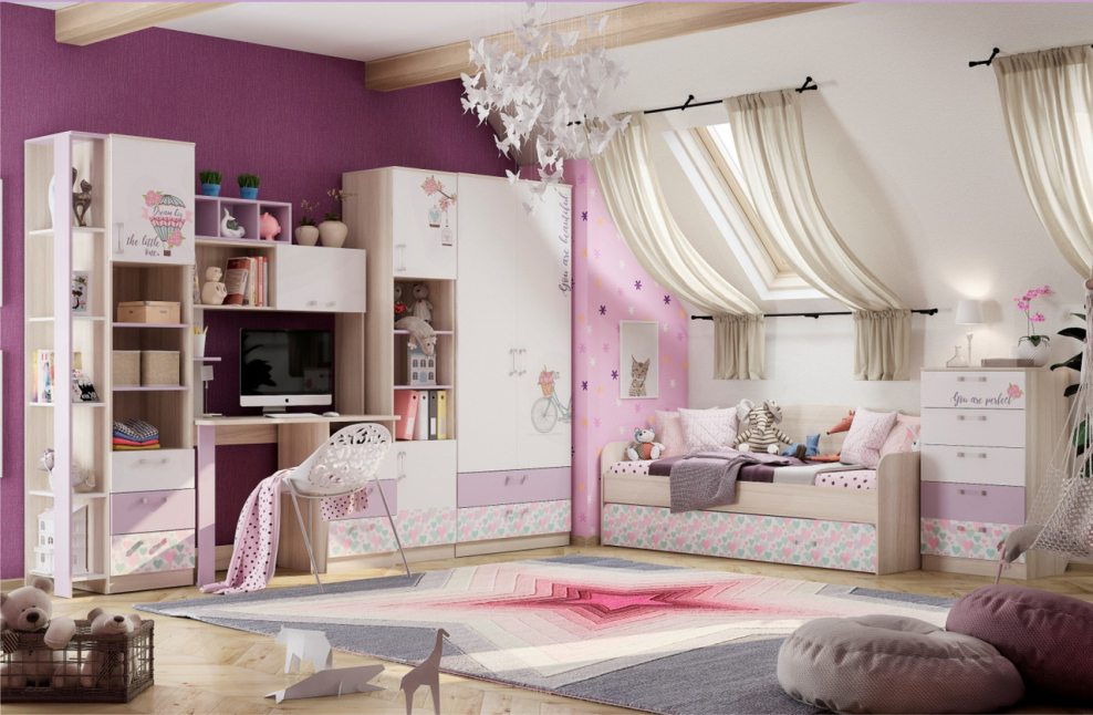 Детская мебель Адель модульная