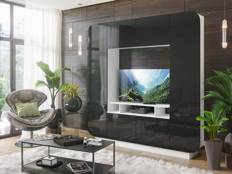 Стенка Форес Экспо черный