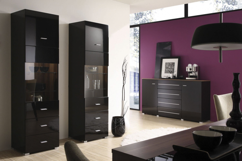 Гостиная BRW Jang, белый блеск