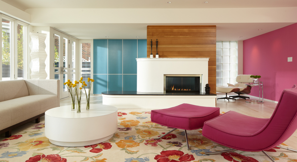 Асимметричный интерьер