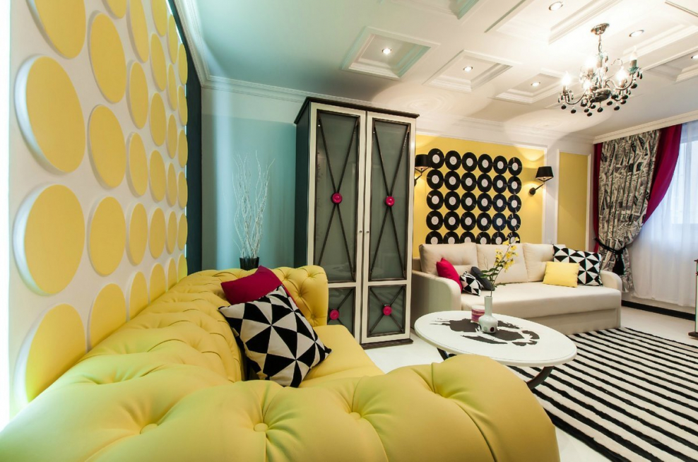 Статичная композиция в интерьере