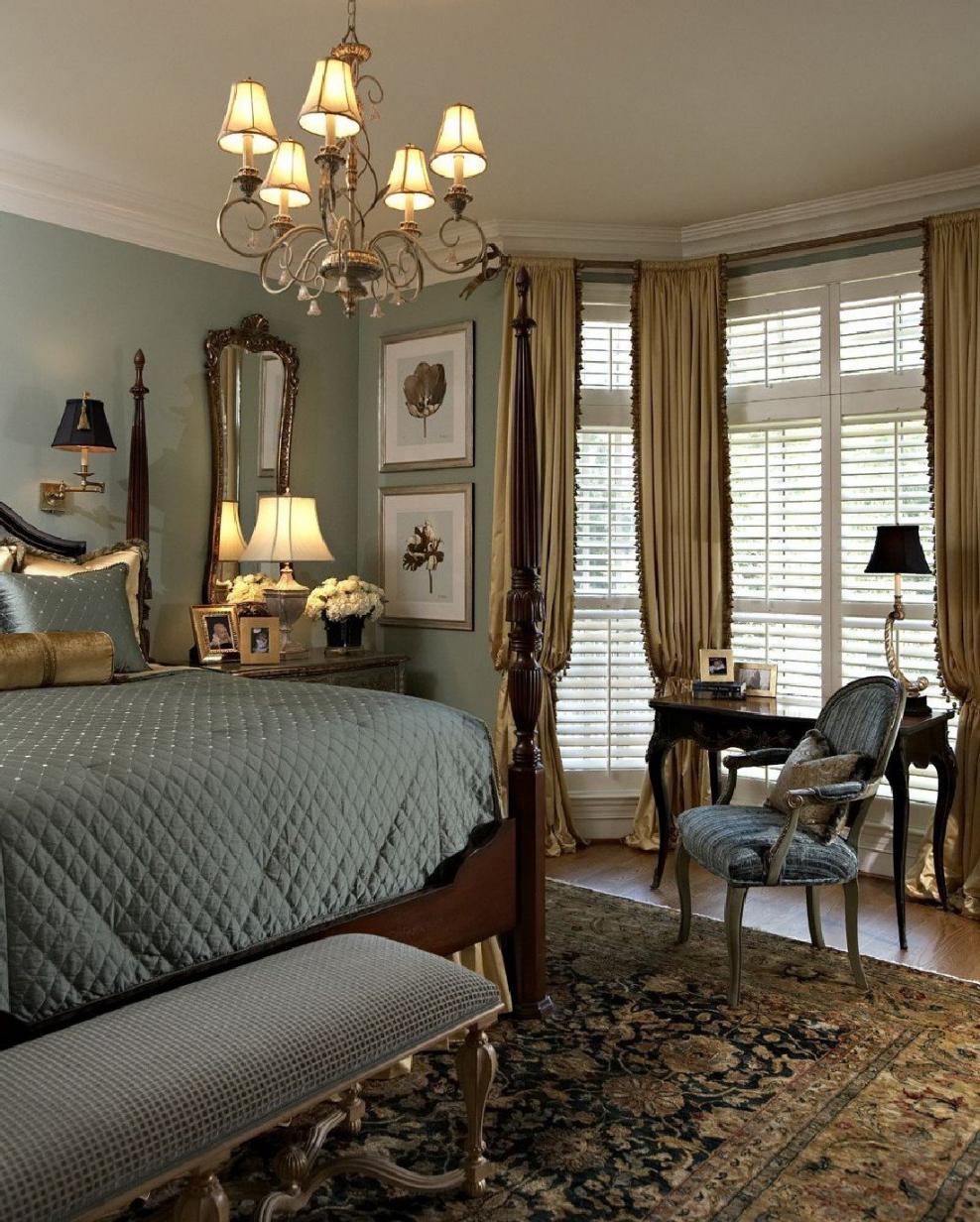 Спальня в британском стиле