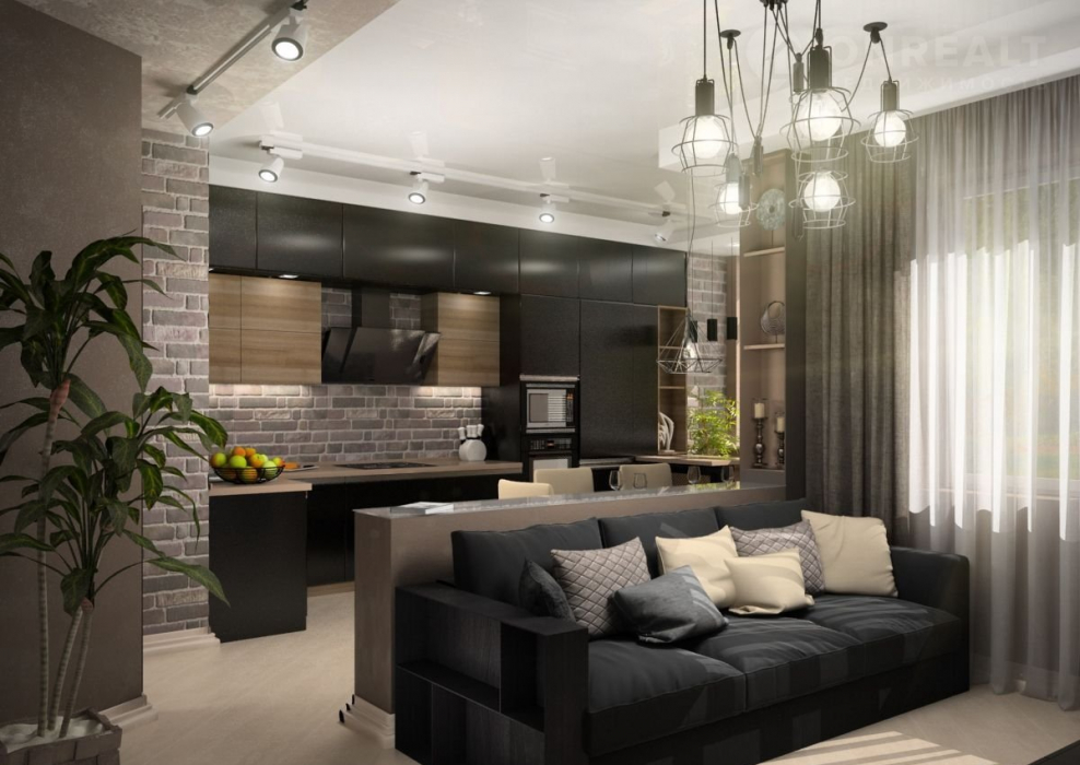 Светлая квартира в современном стиле