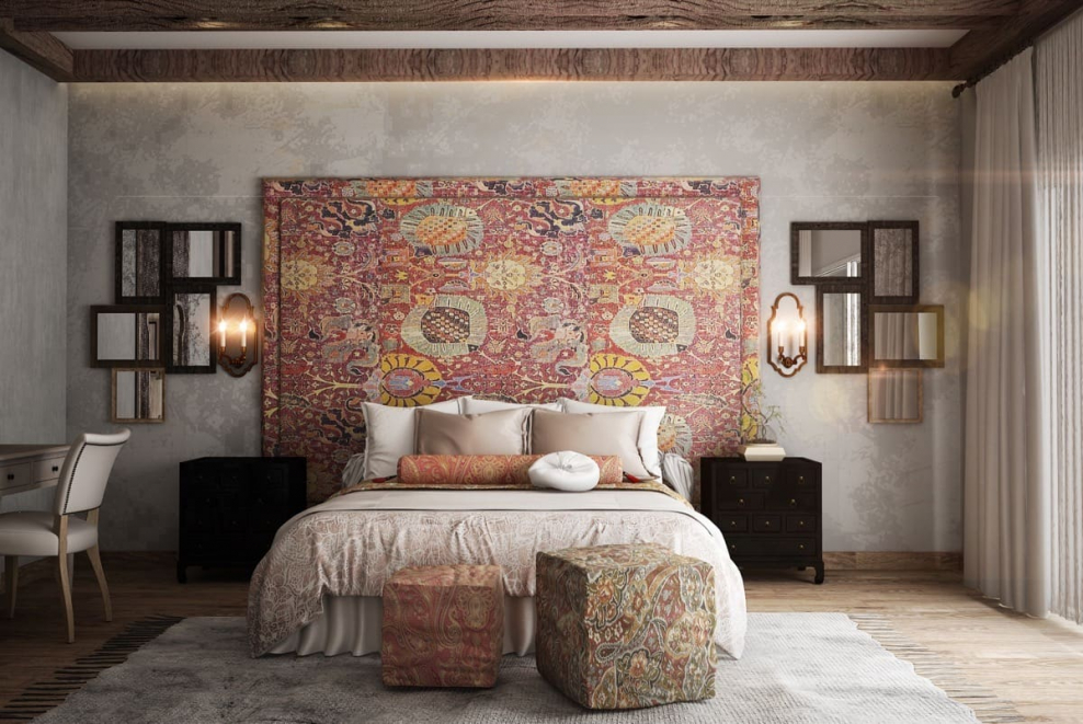 Спальня в стиле фармхаус