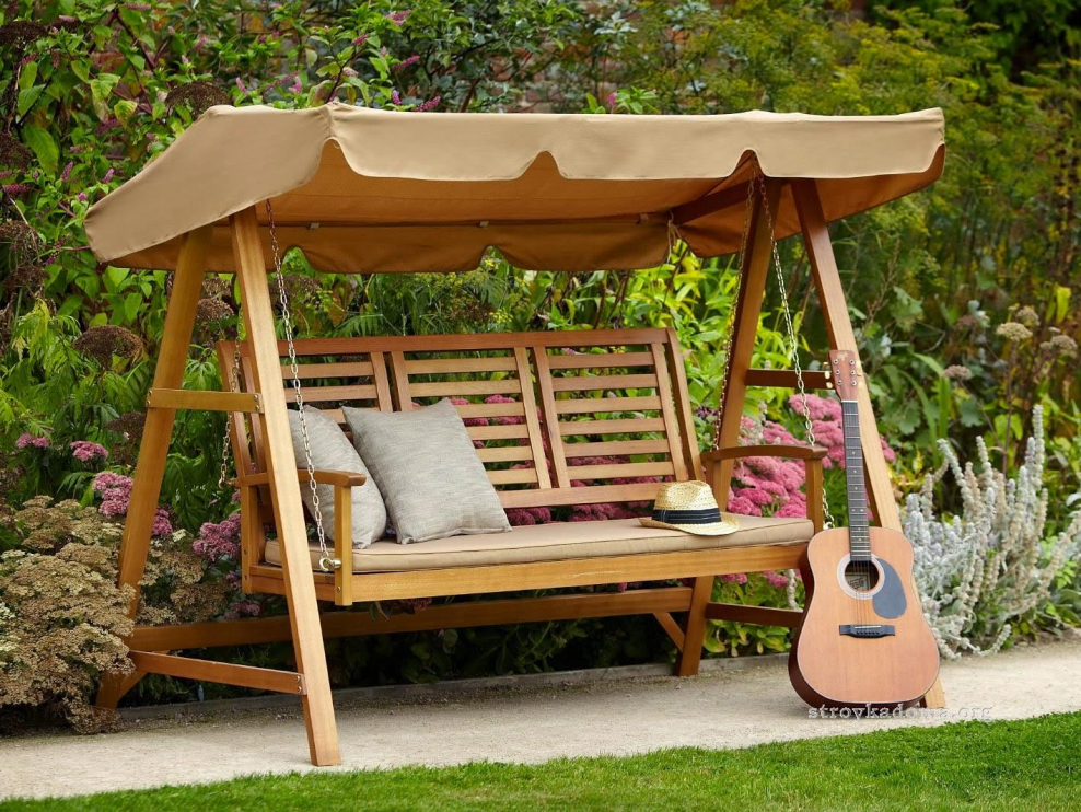 Садовая мебель из поддонов