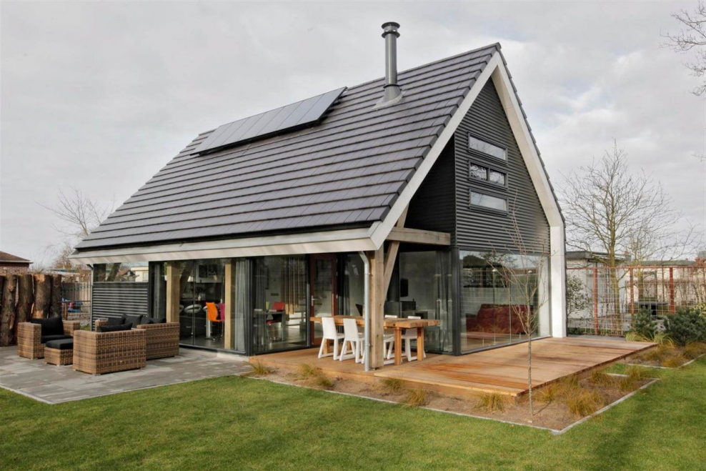 Дом в стиле барнхаус Скандинавия