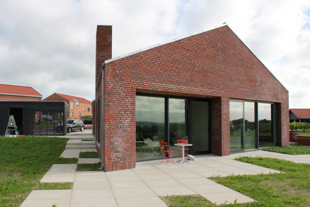 Барнхаус из кирпича