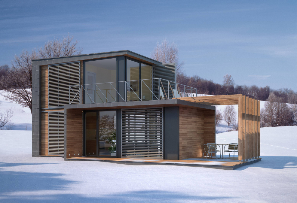 Современный быстровозводимый дом