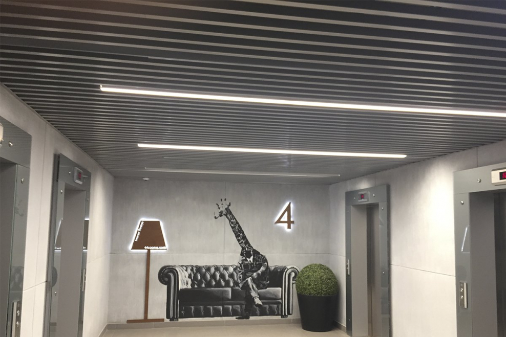 Светильник светодиодный Грильято Домино (сво) 50вт ip20 3000лм (6 шт.)