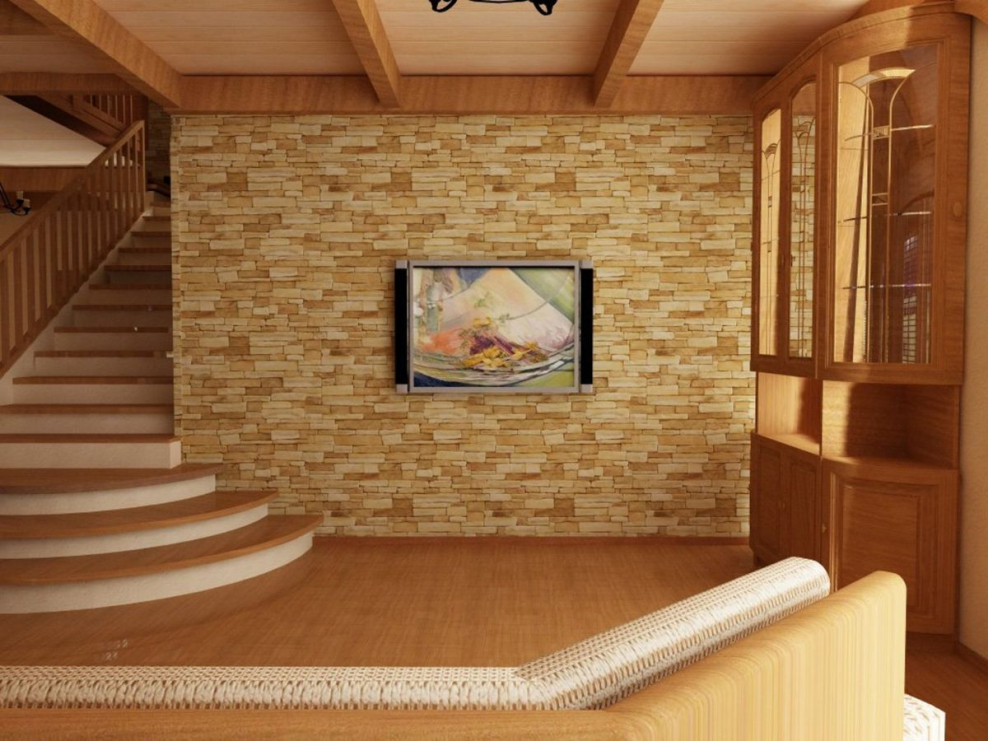 Внутренняя отделка стен в доме варианты