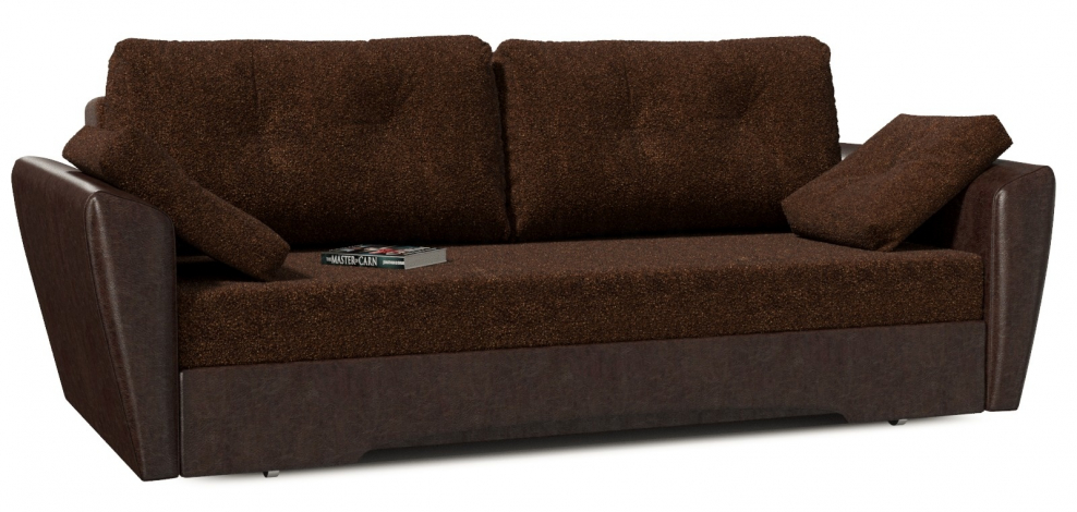 Диван прямой "Амстердам Классик" Black еврокнижка